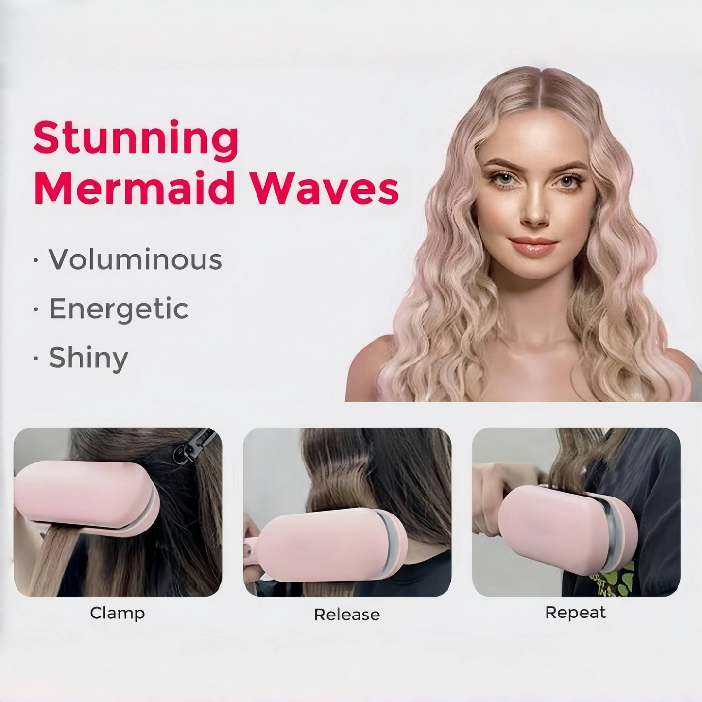 💯 Haarstyling-Gerät mit Negativ-Ionen-Technologie