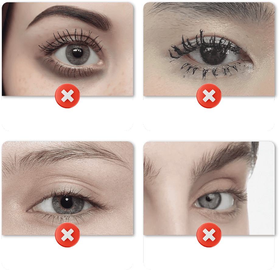 Lange und dichte Wimpern