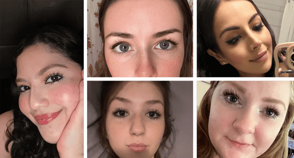 Lange und dichte Wimpern