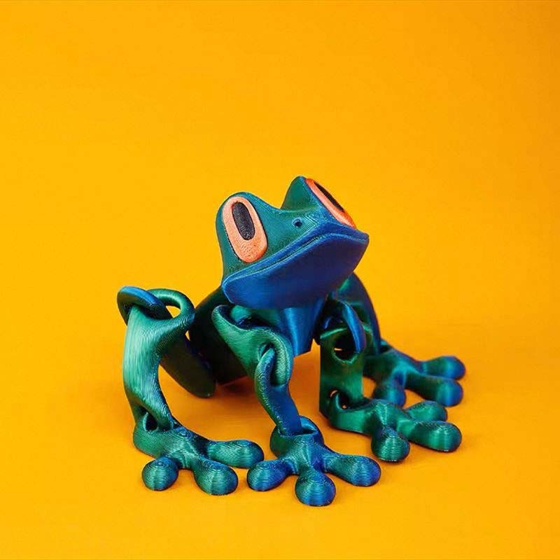 3D-gedruckter magnetischer Frosch-Kühlschrankmagnet