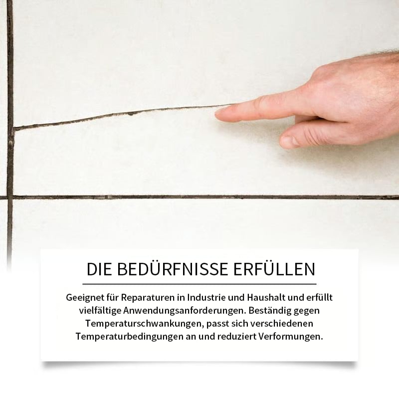 🔧Schnelltrocknender Fliesenreparaturkleber – Komplettes Werkzeugset für Heimwerker – Reparieren Sie Risse dauerhaft in wenigen Minuten!✨