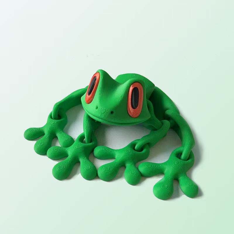 3D-gedruckter magnetischer Frosch-Kühlschrankmagnet