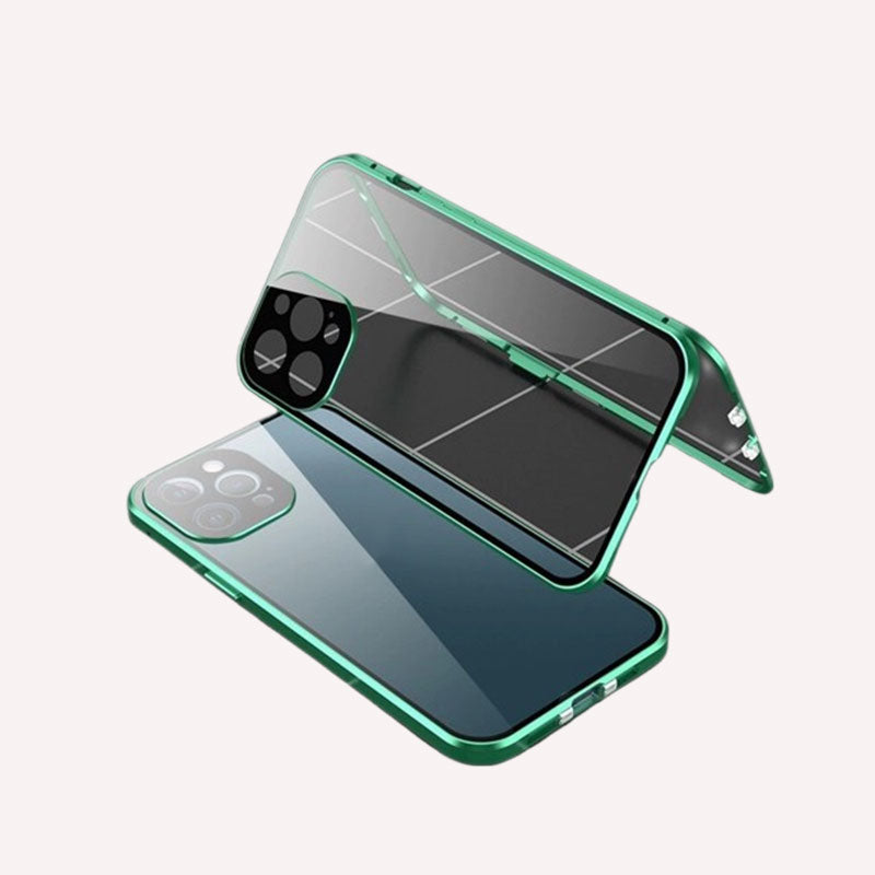 Doppelseitige magnetische Handyhülle mit Kippschutz