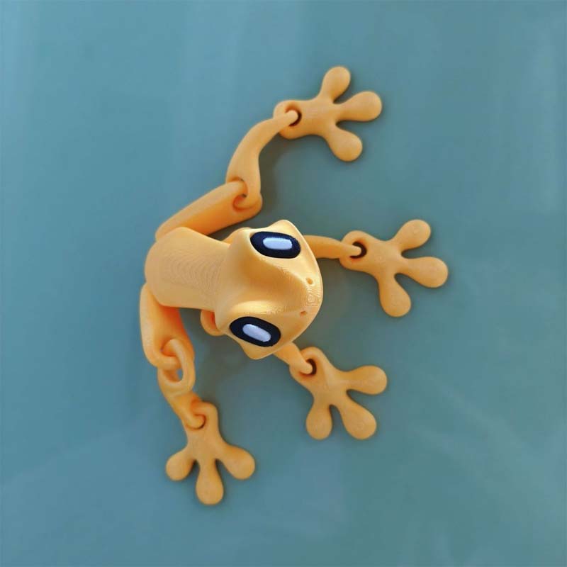 3D-gedruckter magnetischer Frosch-Kühlschrankmagnet