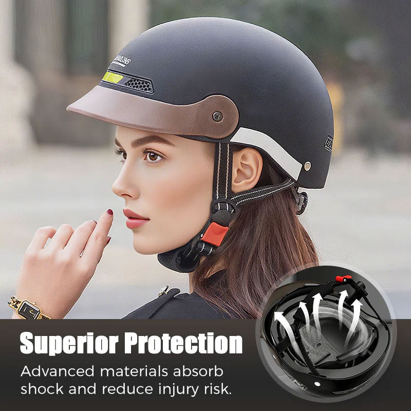 🛡️Atmungsaktiver, leichter, sturzsicherer Motorradhelm