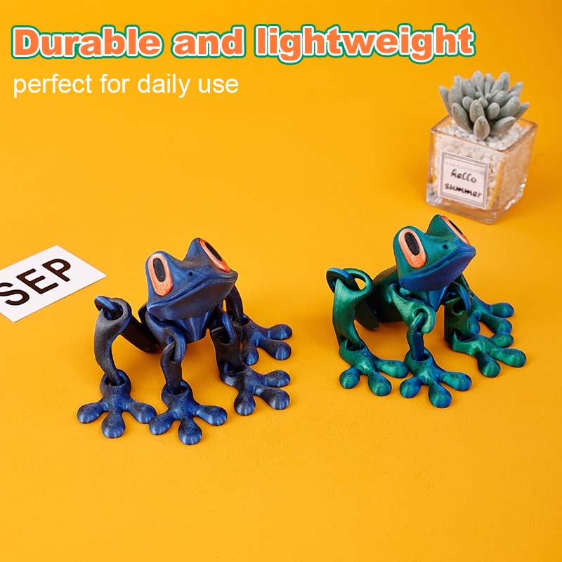 3D-gedruckter magnetischer Frosch-Kühlschrankmagnet