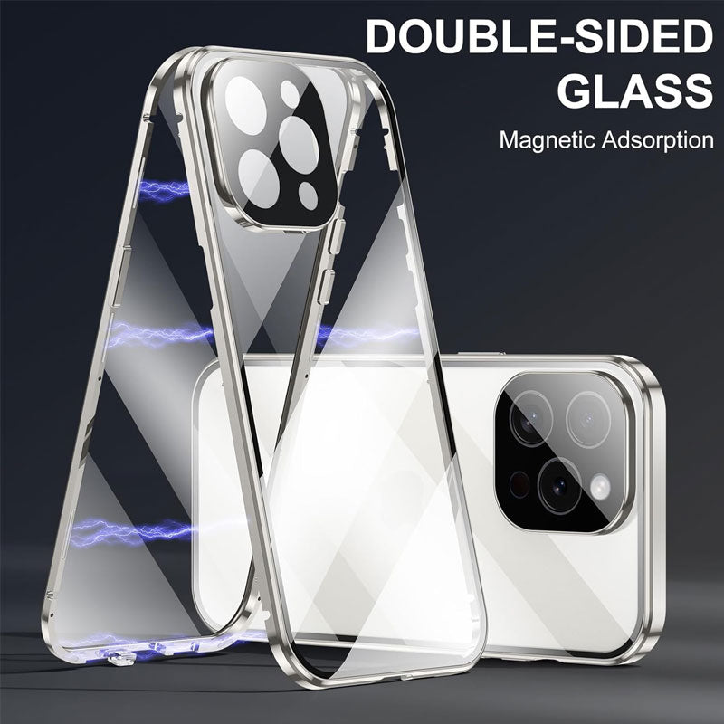 Doppelseitige magnetische Handyhülle mit Kippschutz