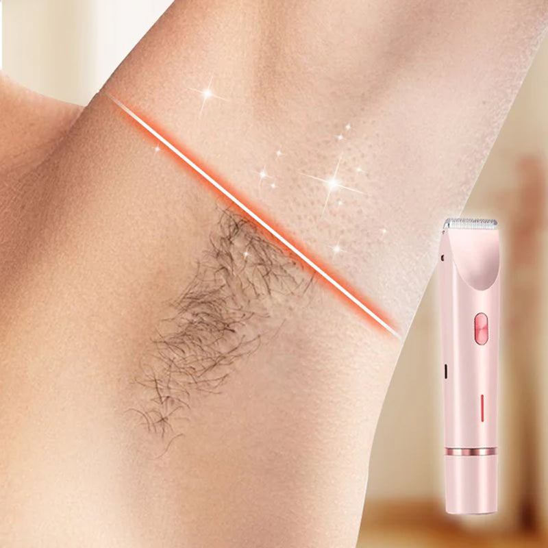 IPX7 Wasserdichter Doppelkopf-Rasierer für Frauen