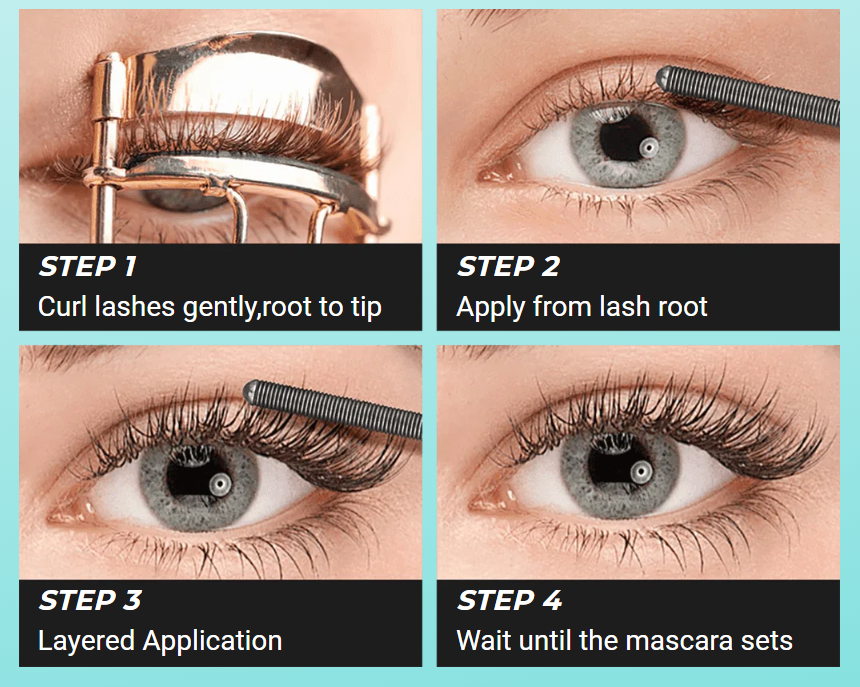 Lange und dichte Wimpern