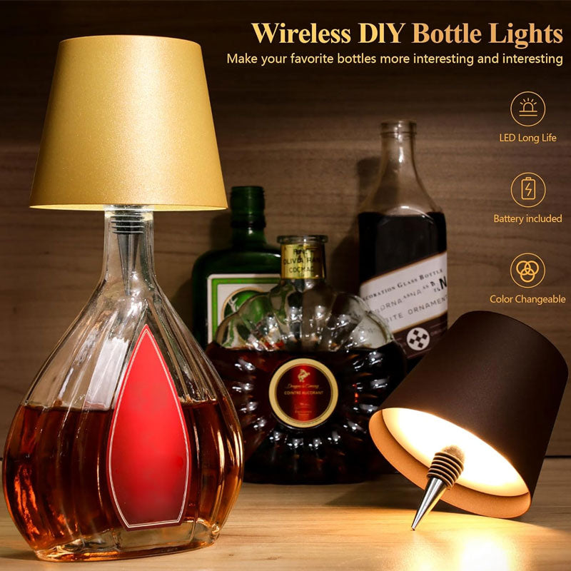 Bottle Art Tischlampe
