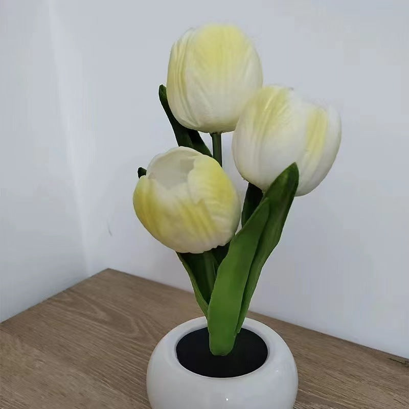 LED Tulpen-Nachtlampe Blumen-Tischlampe🌷