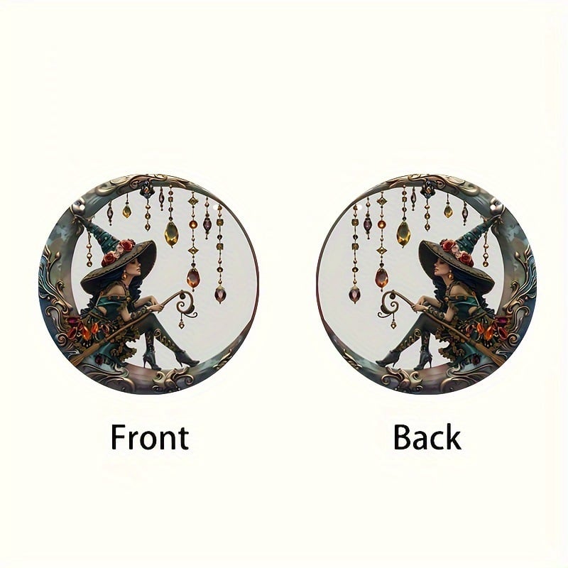 Witch Themed Door Hanging/đ§ââïžSchöne Hexe â personalisiertes Hexen-SonnenfĂ€nger-Ornament zum AufhĂ€ngen im Fenster