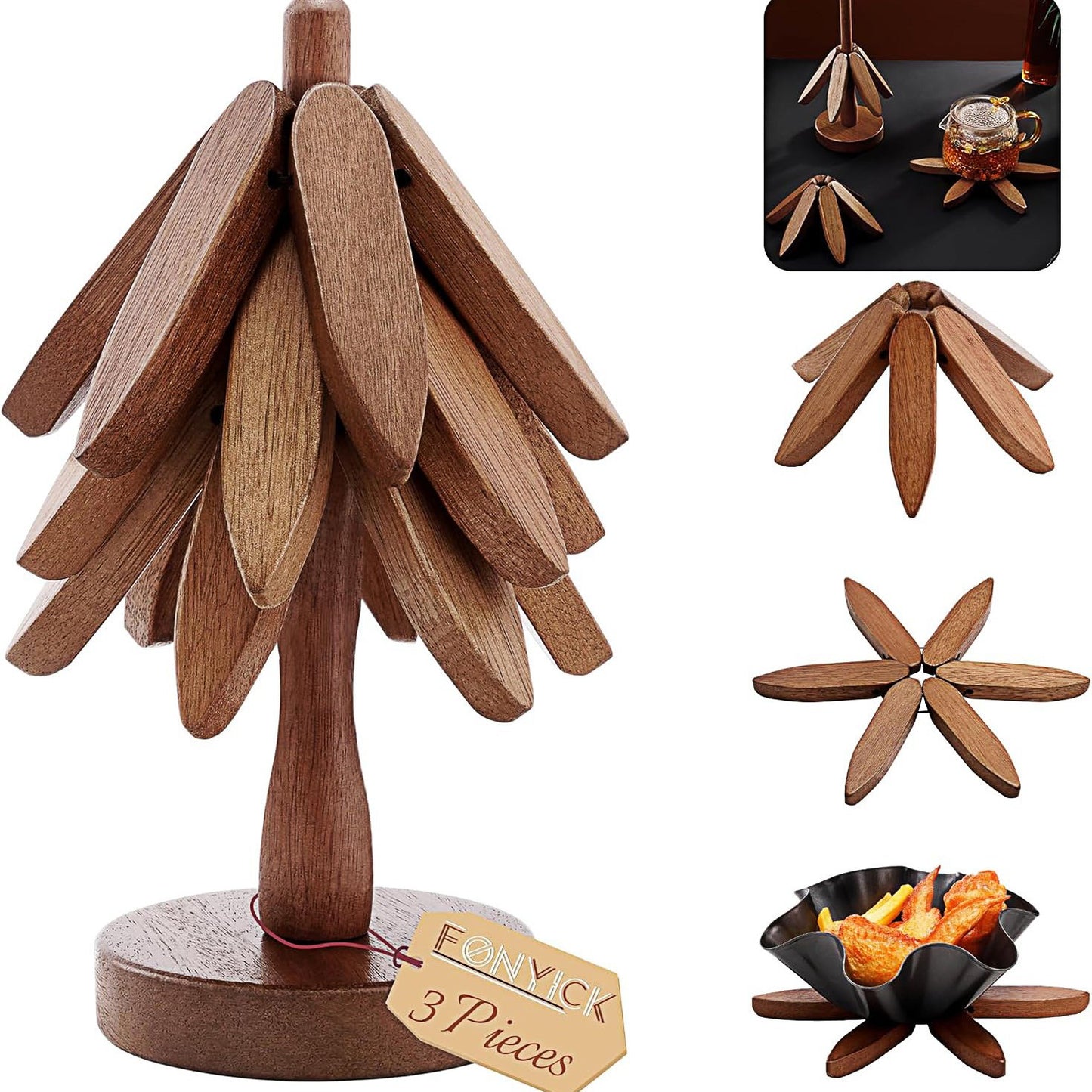 🎅Isoliersockel aus Massivholz🎄