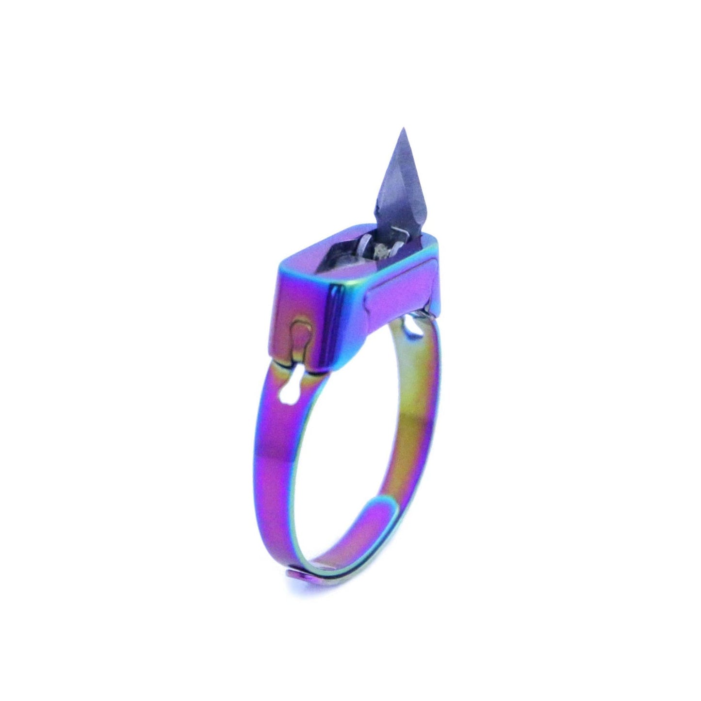 💍Selbstverteidigungsringmesser aus Metall