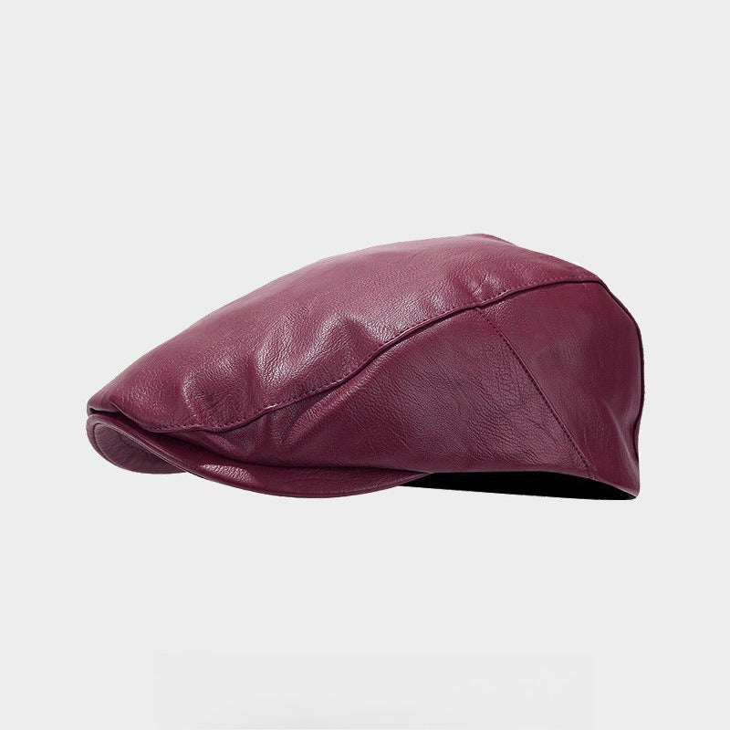 Zeitlos klassischer Stil Luxuriös weiche Lederkappe