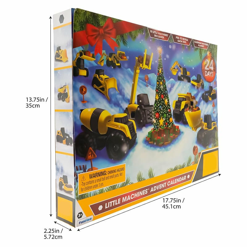 🎄24-tägiger Countdown-Kalender mit LKW auf dem Weg zu Weihnachten