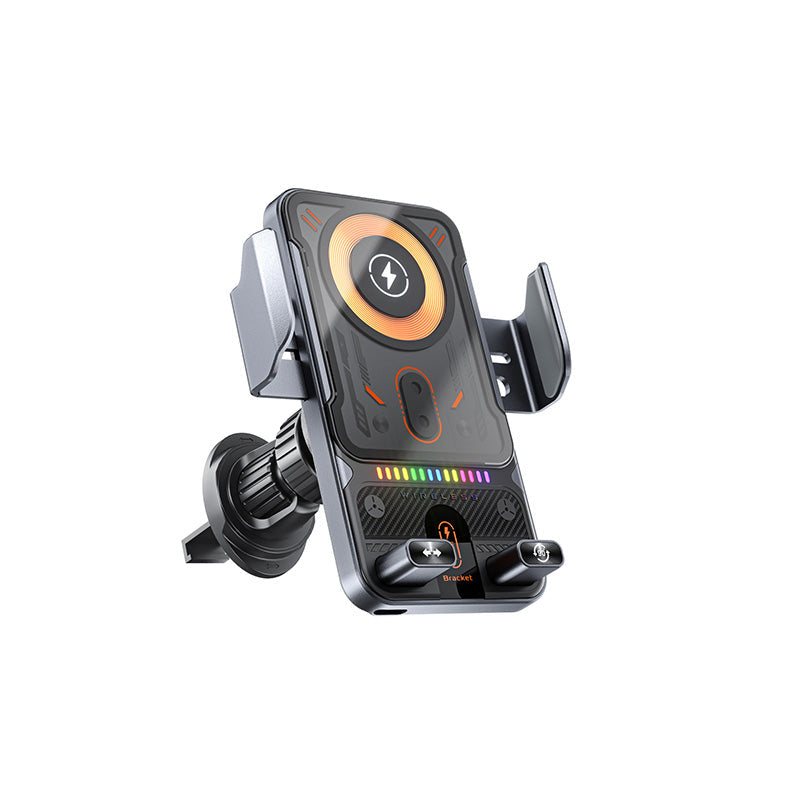🔥HEISSER VERKAUF 50 % RABATT🎁⚡Über 50.000 verkauft! 📱Intelligenter 2-in-1-Autohalter für Mobiltelefone mit Drehfunktion und kabellosem Ladegerät⚡