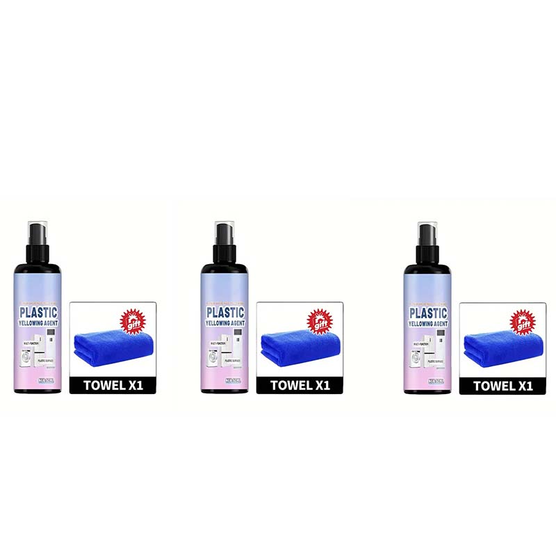 Vielseitiges Spray gegen Vergilbung von Kunststoff
