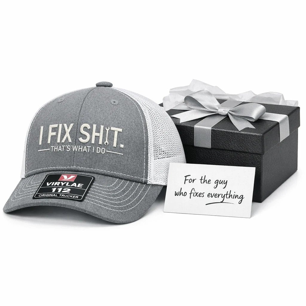 🛠️ LAST CHANCE: 49 % RABATT – „I Fix Shit“-Trucker-Cap – Lustige Mechaniker- & Handwerker-Kappe