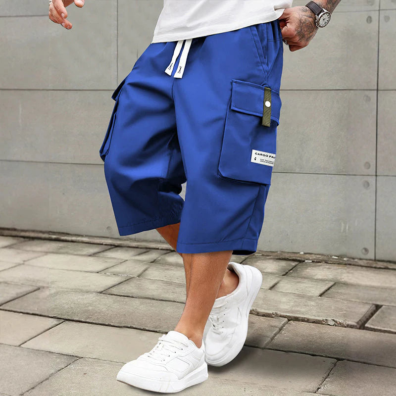 ✨🔥Lässige 3/4-Cargohose für Herren mit Kordelzug🩳
