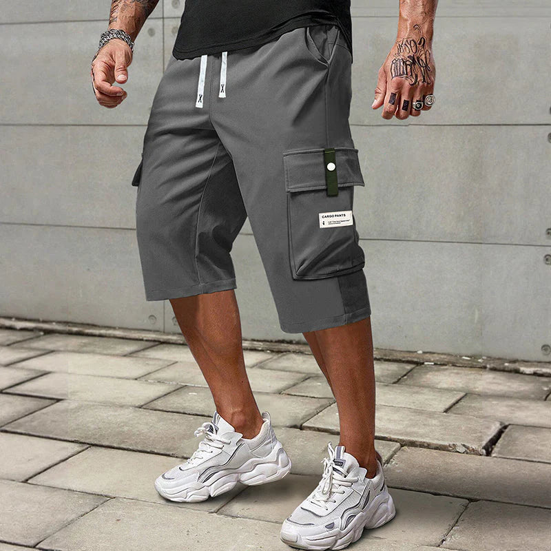 ✨🔥Lässige 3/4-Cargohose für Herren mit Kordelzug🩳