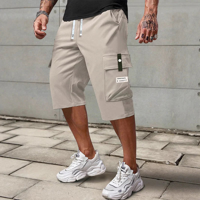 ✨🔥Lässige 3/4-Cargohose für Herren mit Kordelzug🩳