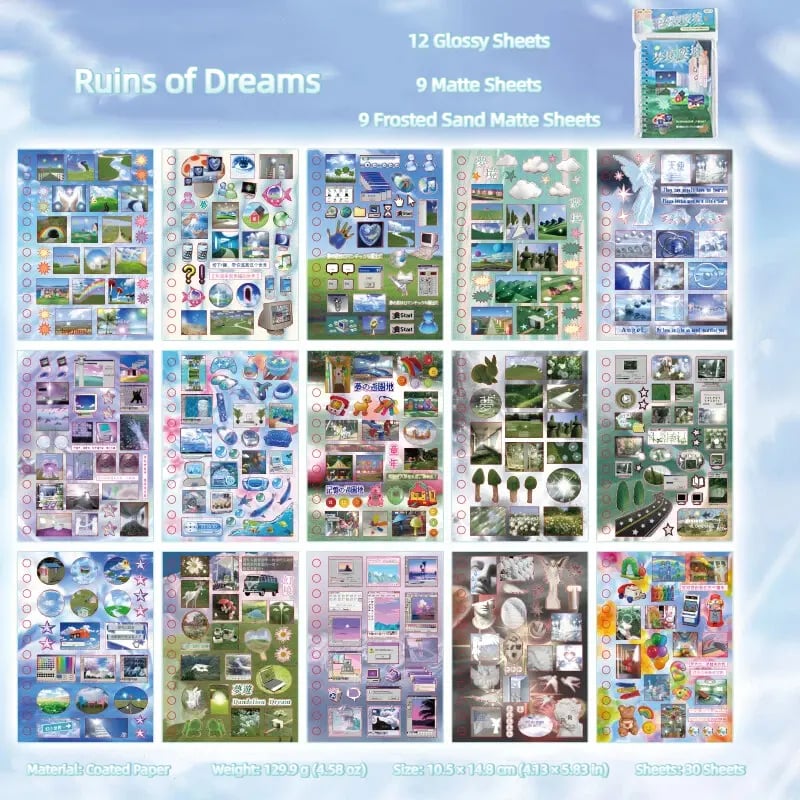 🔥Letzter Tag 50 % Rabatt – Dreamcore Aesthetic Sticker Boo