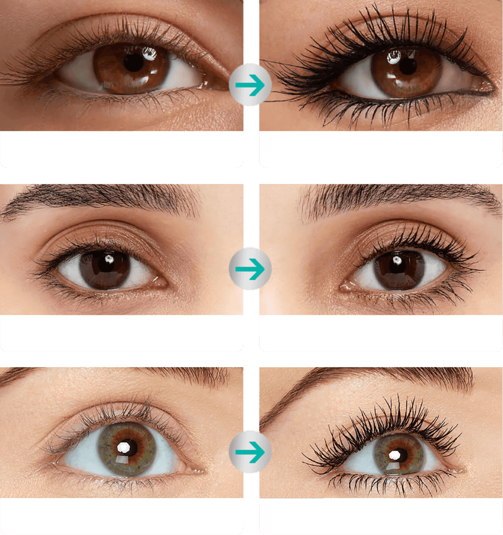Lange und dichte Wimpern