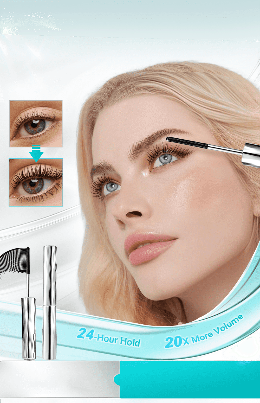 Lange und dichte Wimpern