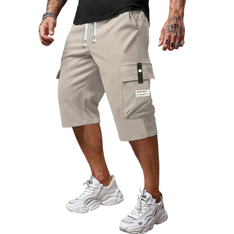 ✨🔥Lässige 3/4-Cargohose für Herren mit Kordelzug🩳
