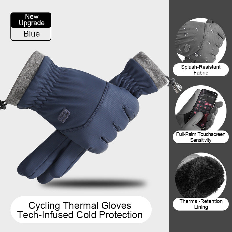 Winterhandschuhe mit Fleecefutter, wasserdicht und Touchscreen-fähig