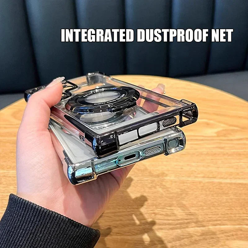 Galvanisierter magnetischer Ständer Handytasche für Samsung