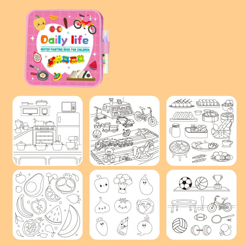 🌈 Wasser-Malbuch für Kinder 🌈