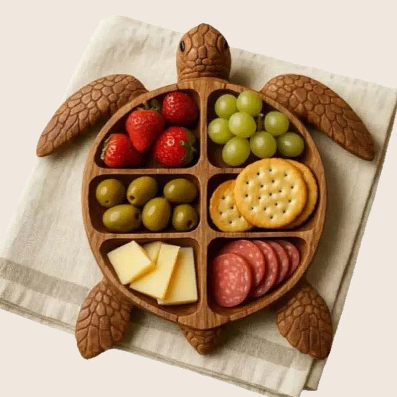 Rustikales Tintenfisch-Charcuterie-Brett