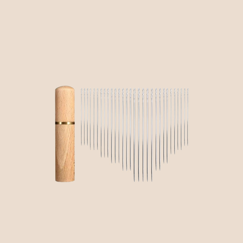 Sewing needle set without thread