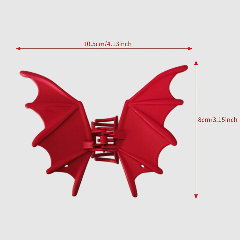 🦇 Fledermaus-Haarklammer · Ein Must-have für unterwegs