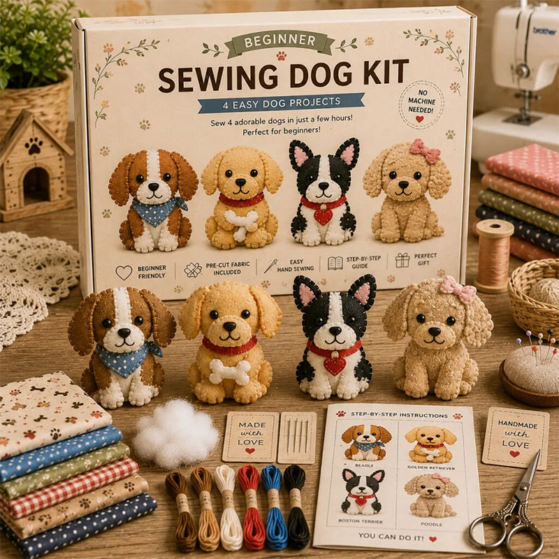 Bastelset für Stofftiere zum Selbermachen – Kreative Handarbeit