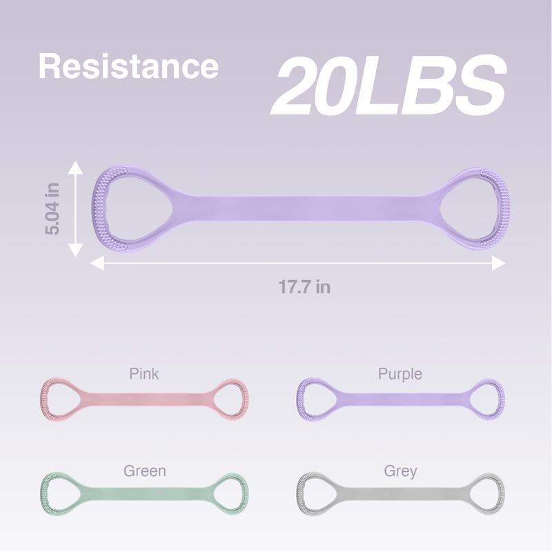 8-förmiges Widerstandsband – Silikon-Fitnessband für Damen