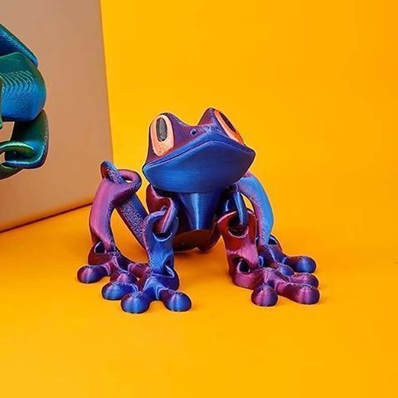 3D-gedruckter magnetischer Frosch-Kühlschrankmagnet