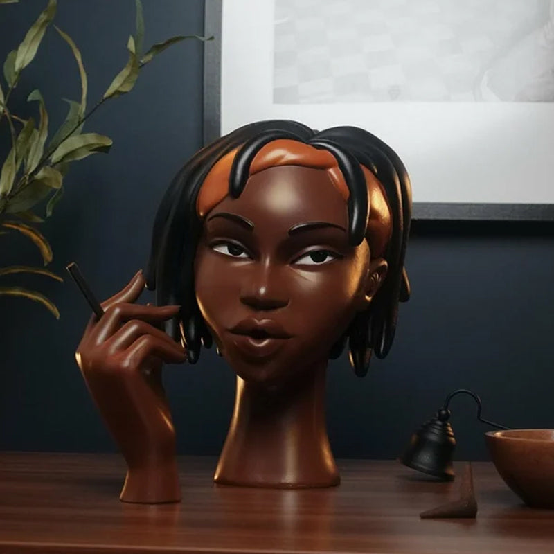 Räuchergefäß für schwarze Frauen