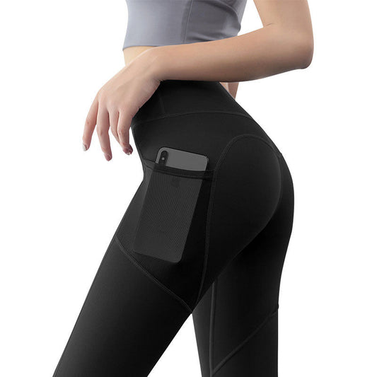 Lauf-Leggings für Hüftstraffung mit Tasche