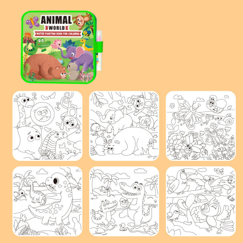 🌈 Wasser-Malbuch für Kinder 🌈