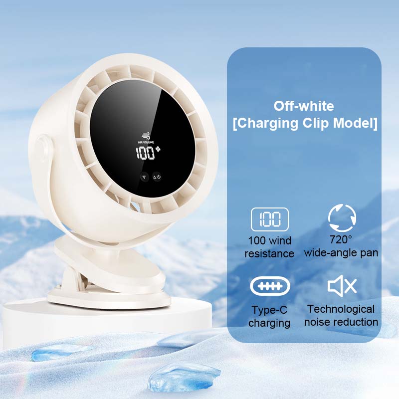 🌬️Digital Display Turbo-Umwälzlüfter (Tisch-/Wandmontage) 🌬️