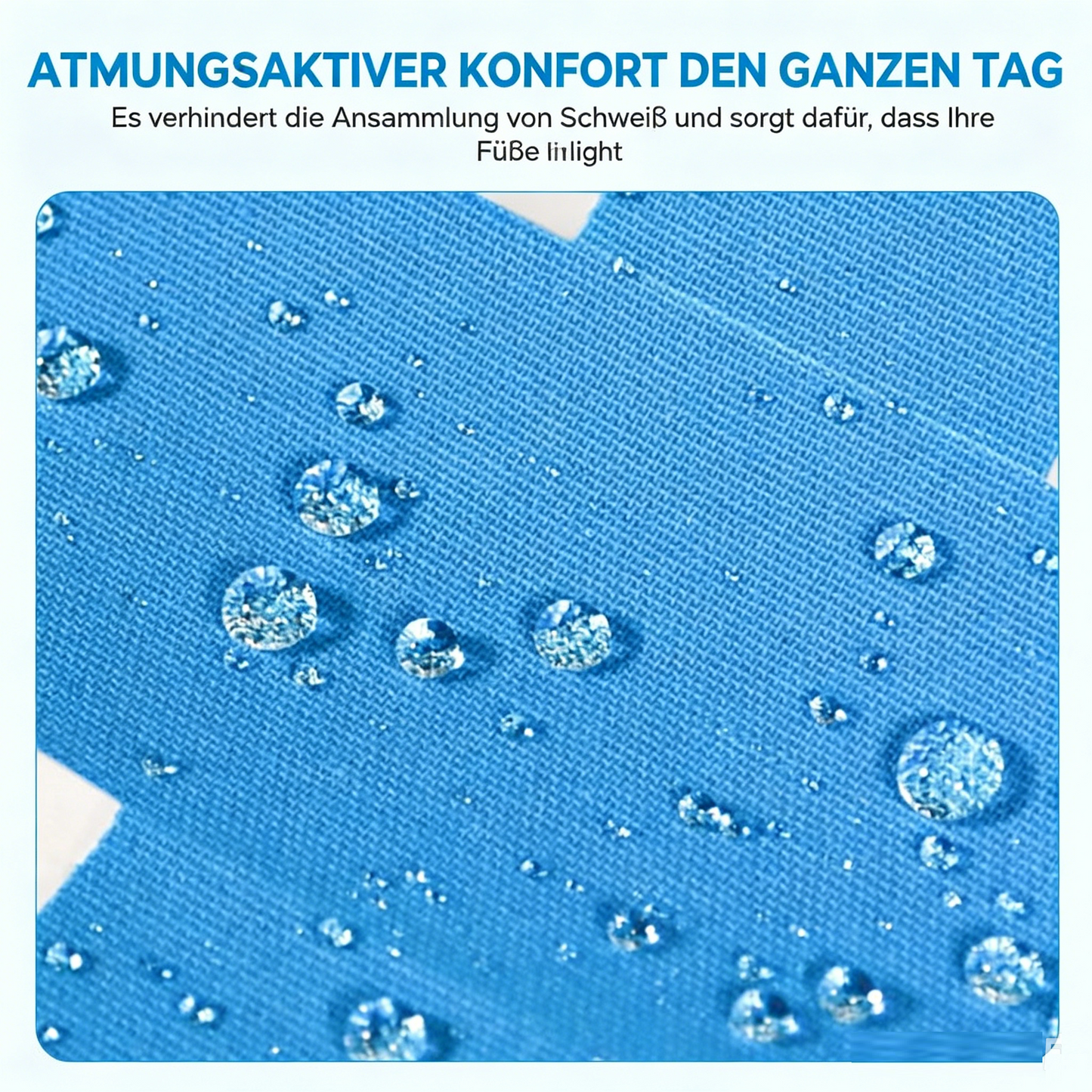 Vorgeschnittenes Kinesiologie-Tape zur Korrektur von Ballenzehen