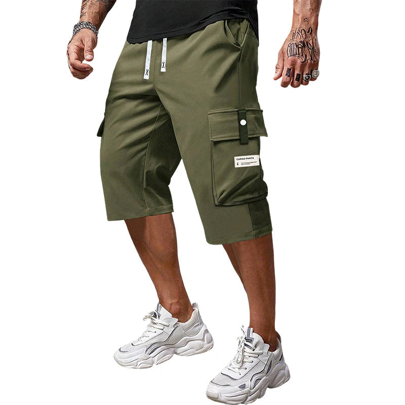 ✨🔥Lässige 3/4-Cargohose für Herren mit Kordelzug🩳
