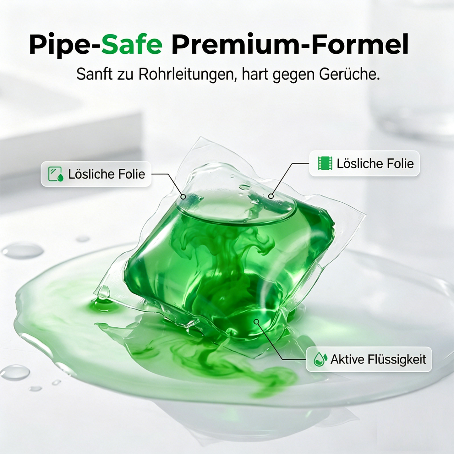 Bio-Enzym-Abfluss-Deodorant-Kapseln
