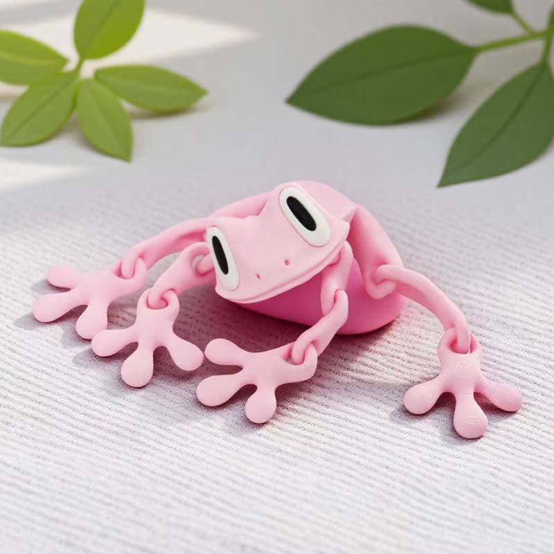 3D-gedruckter magnetischer Frosch-Kühlschrankmagnet
