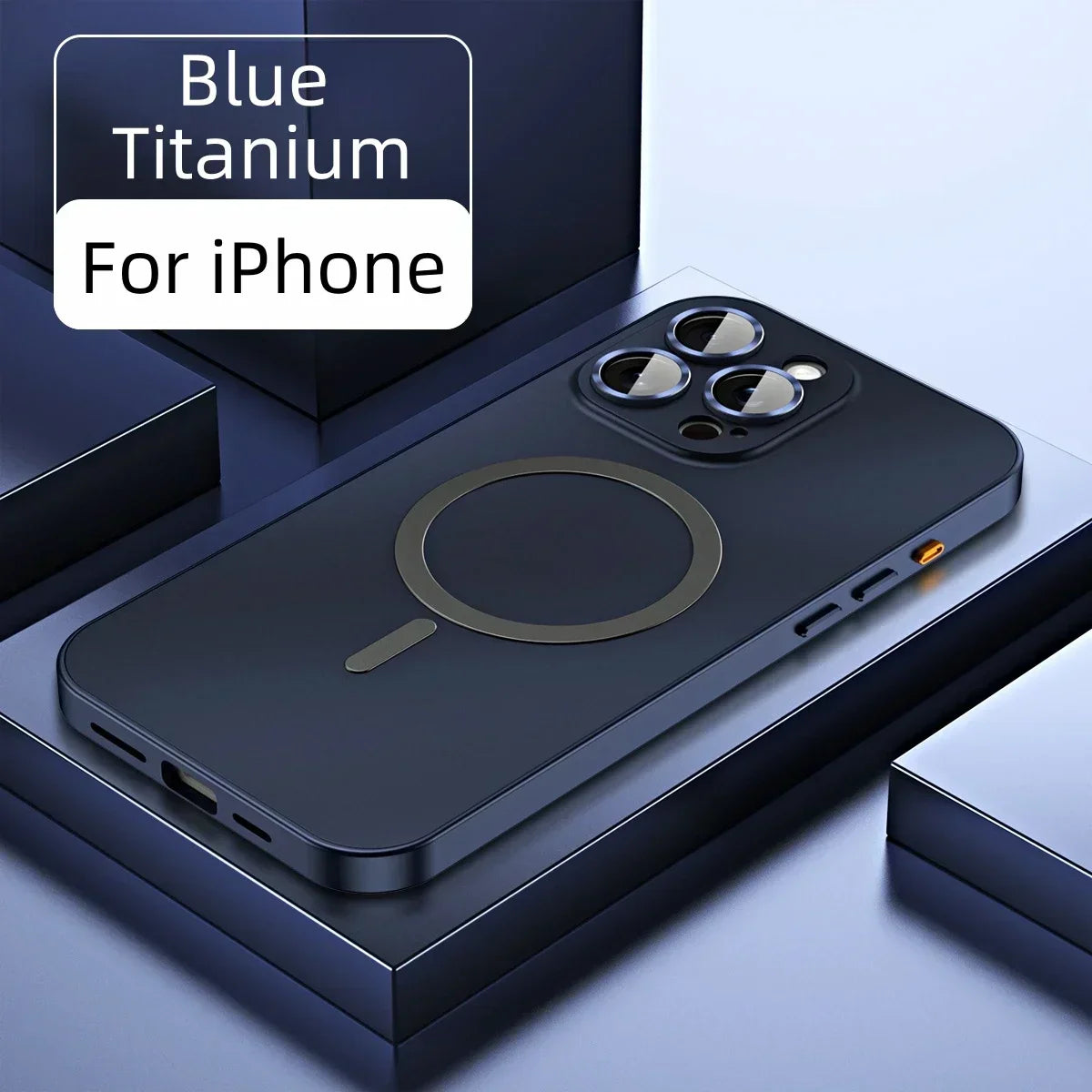 Einfache magnetische Handyhülle aus Metall für das iPhone