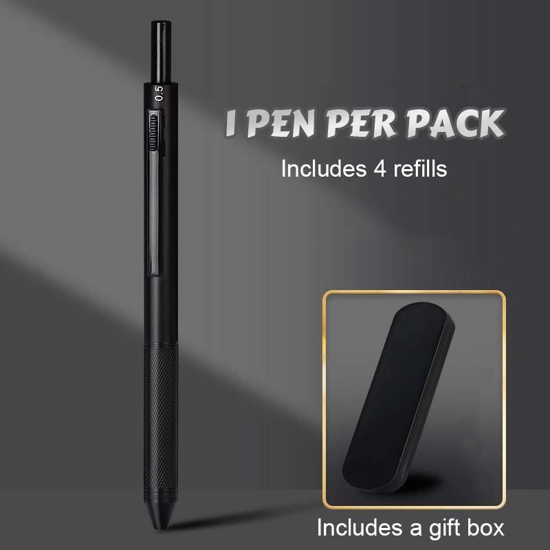 🖊️ Der smarte Minimalist: 4-in-1-Metallkugelschreiber mit Schwerkraftsensor