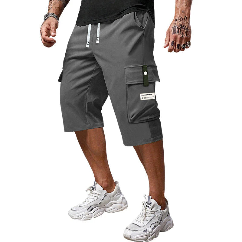 ✨🔥Lässige 3/4-Cargohose für Herren mit Kordelzug🩳